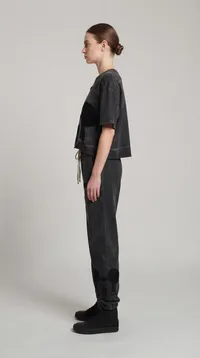 Black Mickey Mouse Monochrome Tracksuit Set – Image 3