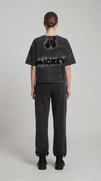 Black Mickey Mouse Monochrome Tracksuit Set – Image 2