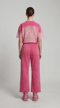 Pink Mickey Mouse Graphic Tracksuit Set – Image 2