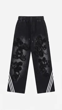 Black Mickey Mouse Monochrome Wide Leg Tracksuit Set – Image 5