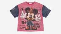 Pink Mickey Denim Panel Wide Leg Set – Image 4