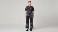 Black Gradient Mickey Wide Leg Co-Ord Set – Image 1