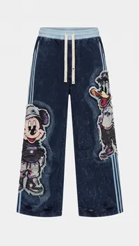 Mickey Distressed Denim Style Co-Ord Set – Image 5