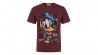 Maroon Donald Duck Graphic Streetwear T-Shirt – Image 4