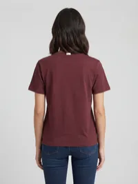 Maroon Donald Duck Graphic Streetwear T-Shirt – Image 2