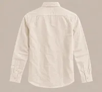 Ivory Linen Textured Button-Up Shirt & Pants – Image 5