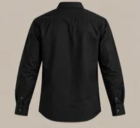 Black Minimal Textured Cotton Button-Up Shirt & Pants – Image 5