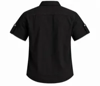 Black Linen Short Sleeve Shirt & Shorts Set – Image 5