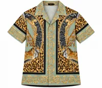 Mint Safari Baroque Animal Print Shirt & Shorts Set – Image 4