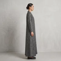 Metallic Cascade V-Neck Abaya – Image 3
