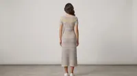 Ocean Wave Chevron Knit Midi Dress – Image 2