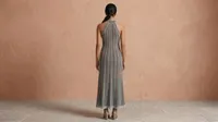 Ocean Stripe Knit Midi Dress – Image 2