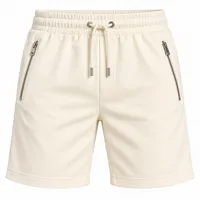 Ivory Essential Zip Pocket Lounge Shorts – Image 4