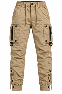 Khaki Utility Jogger Pants – Image 4