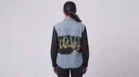 Black & Blue Mickey Mouse Patchwork Jacket – Image 2