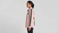 Blush Pink Mickey Mouse Graphic Stripe Shirt Jacket – Image 3