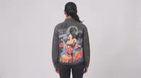 Charcoal Mickey Graphic Denim Jacket – Image 2