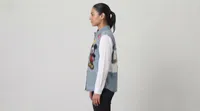 Light Blue Mickey Mouse Patchwork Denim Jacket – Image 3
