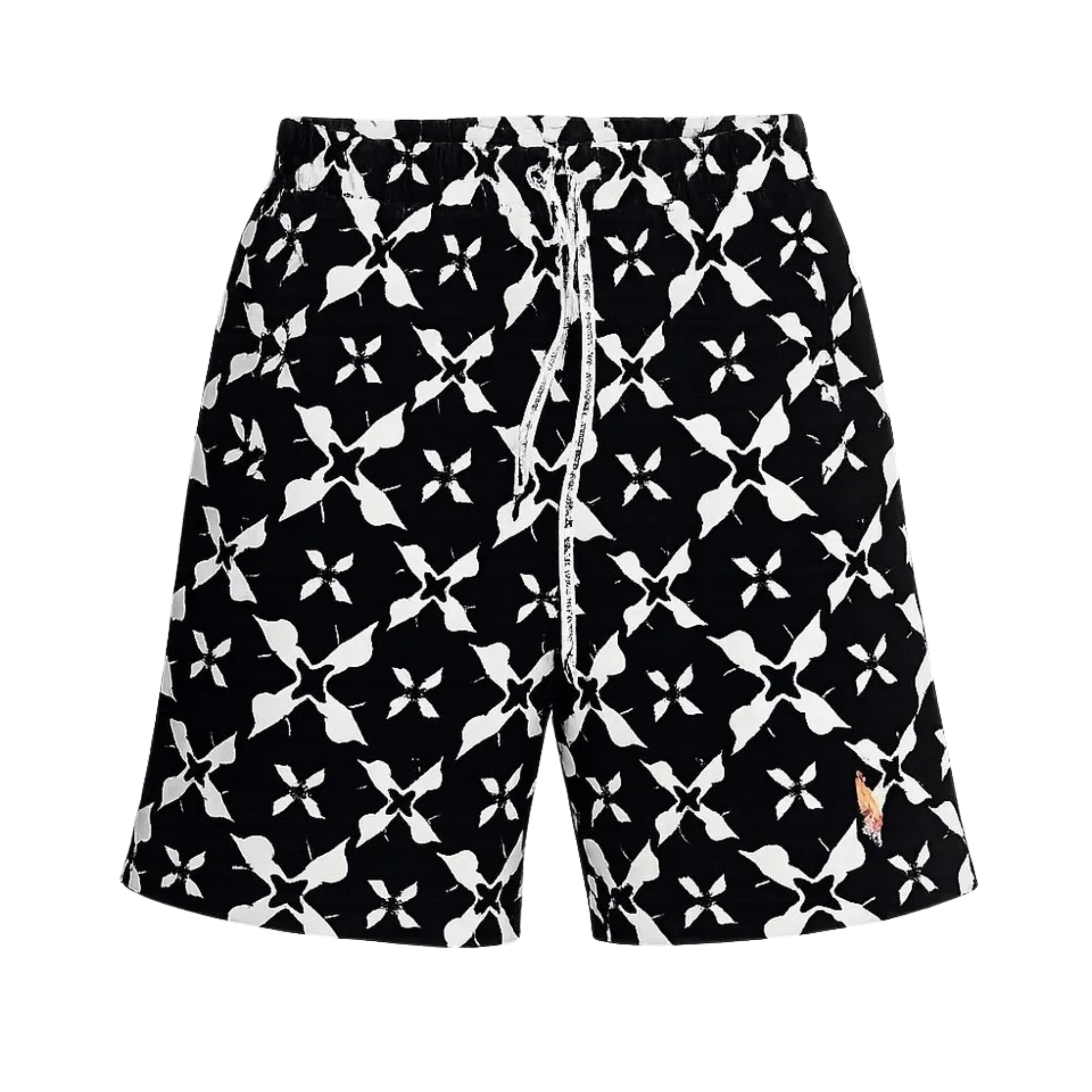 DeBiasé Monogram Swim Short - Black – S, Noir