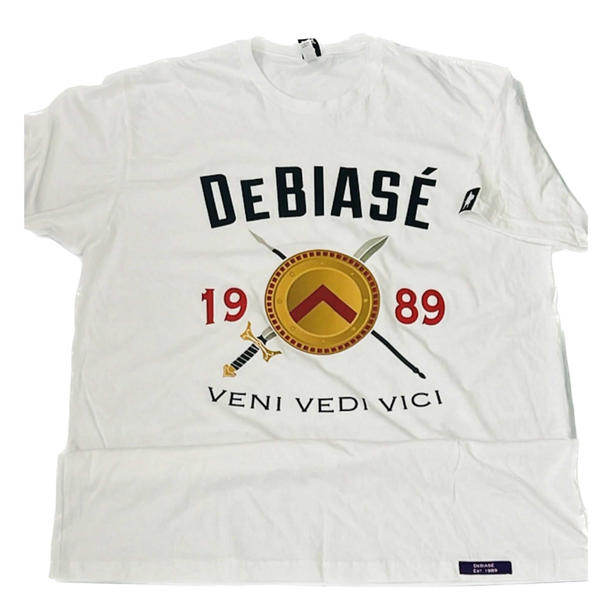 DeBiasé “Shield” T-Shirt – S, White
