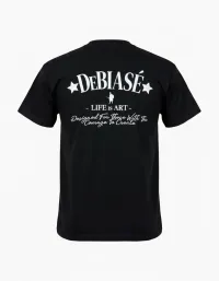 DeBiasé “Life Is Art” Logo Print T-Shirt – Image 2