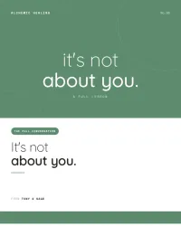 Its Not About You: Full Conversation – Image 1