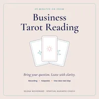Business Tarot Reading (45 Minutes, Zoom) – Image 1