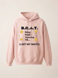 B.R.A.T. Unisex Hoodie – Image 2