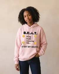 B.R.A.T. Unisex Hoodie – Image 3