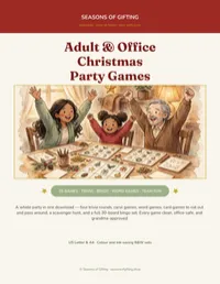 Adult & Office Christmas Party Games Bundle, Clean Edition – Image 1