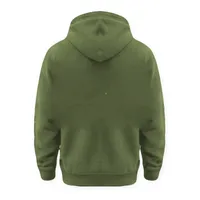 Hoodie Hombre · Verde Militar con Logo Negro (Central) – Image 2