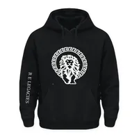 Hoodie Hombre · Negro con Logo Blanco (Central) – Image 1