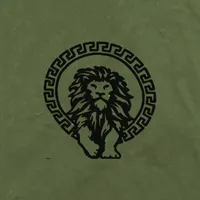 Hoodie Hombre · Verde Militar con Logo Negro (Central) – Image 3