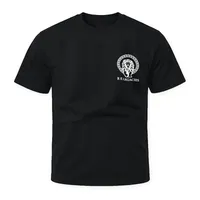 T-Shirt Hombre · Negro con Logo Blanco – Image 1