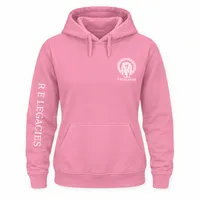 Hoodie Mujer · Rosado con Logo Blanco (Pecho) – Image 1