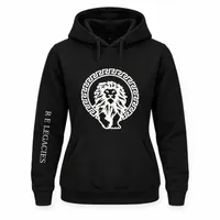 Hoodie Mujer · Negro con Logo Blanco (Central) – Image 1