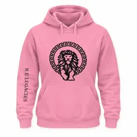 Hoodie Mujer · Rosado con Logo Negro (Central) – Image 1
