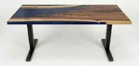 Bureau | Deep Sea | Noyer | Époxy 24X48 – Image 3