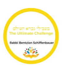 Rabbi Bentzion Schiffenbauer – בשבילי נברא העולם: The Ultimate Challenge – Image 1