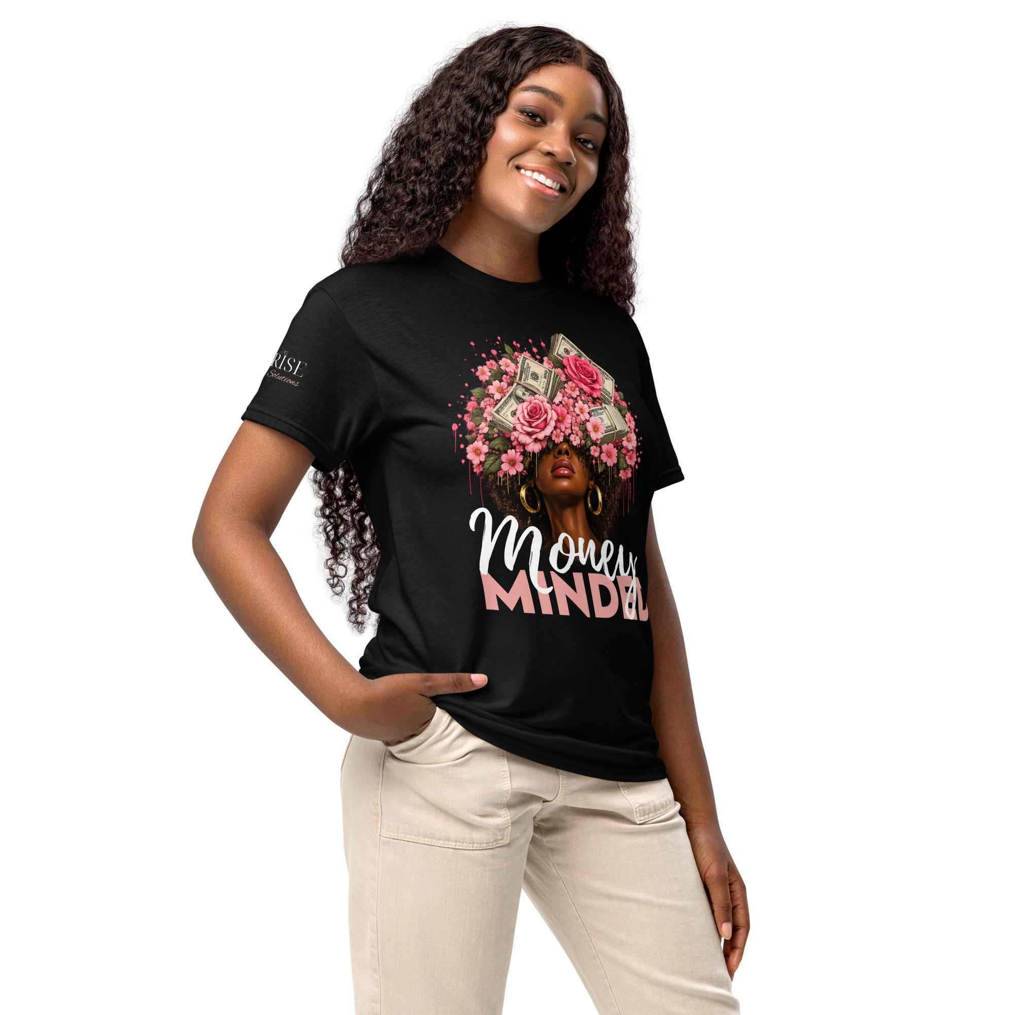 Money Minded Women's DryBlend® T-Shirt – Image 2
