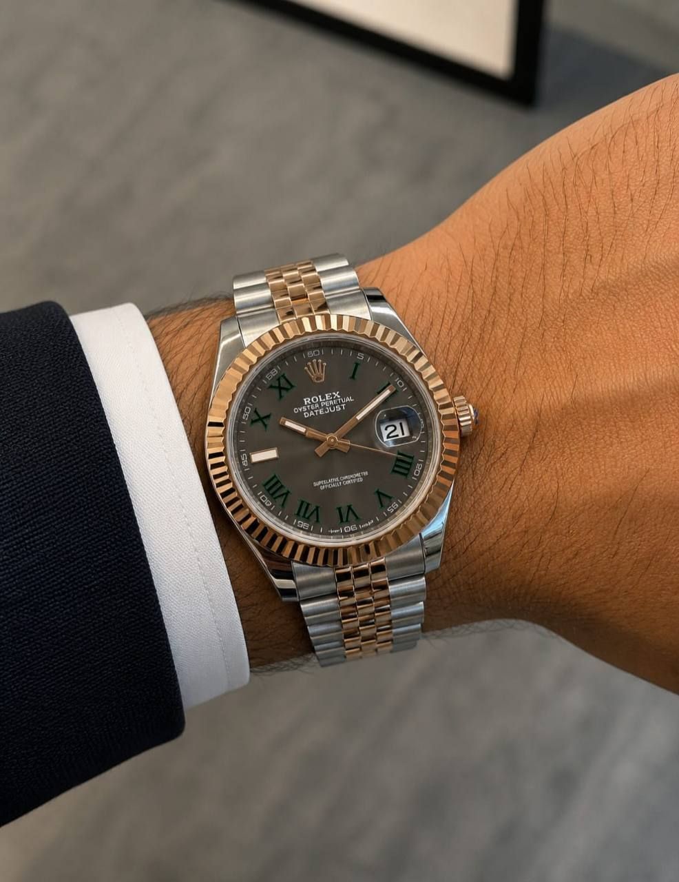 Classic Datejust Luxury Watch – Rolex-Inspired Premium Edition (Copy 1) with Mega Color Selection | D-E01 – Image 13