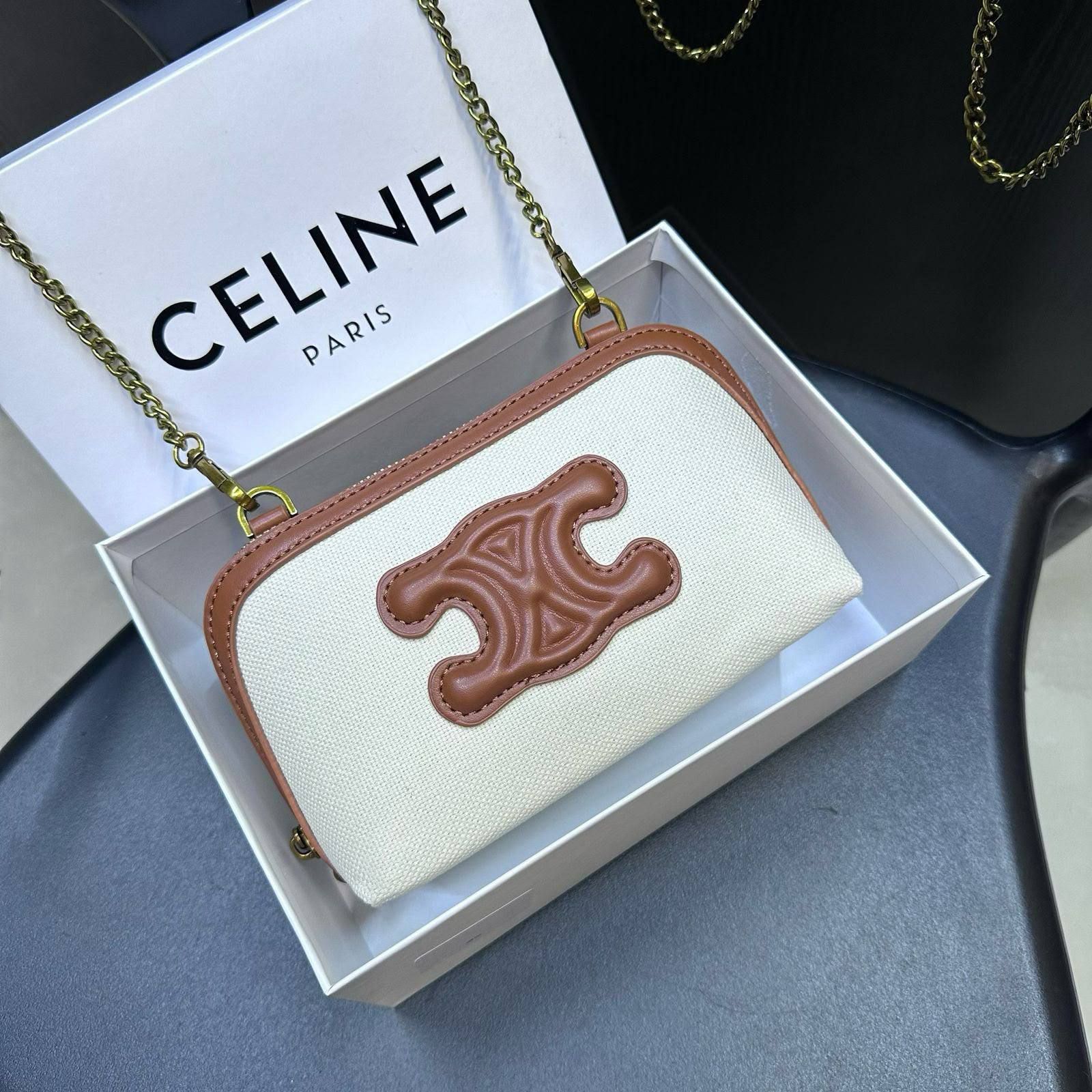 Celine Triomphe Mini Crossbody Bag – Parisian Luxury & Chic Style | D-E23 – Image 1