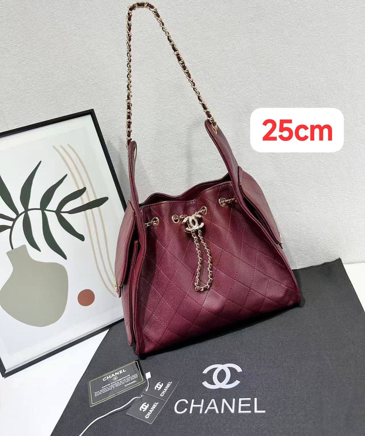 Luxury Chanel Quilted Hobo Bag (25 cm) - Premium High Quality Edition | D-E16 – Image 2