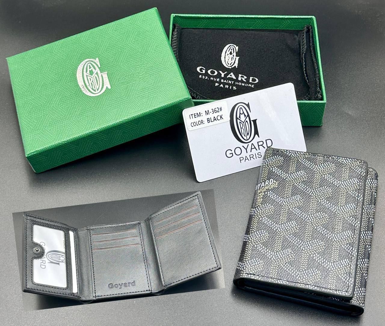 Goyard Inspired Card Holder & Wallet Collection (Master Copy) - Multi-Color Classic Goyardine Canvas | D-E43 – Image 20