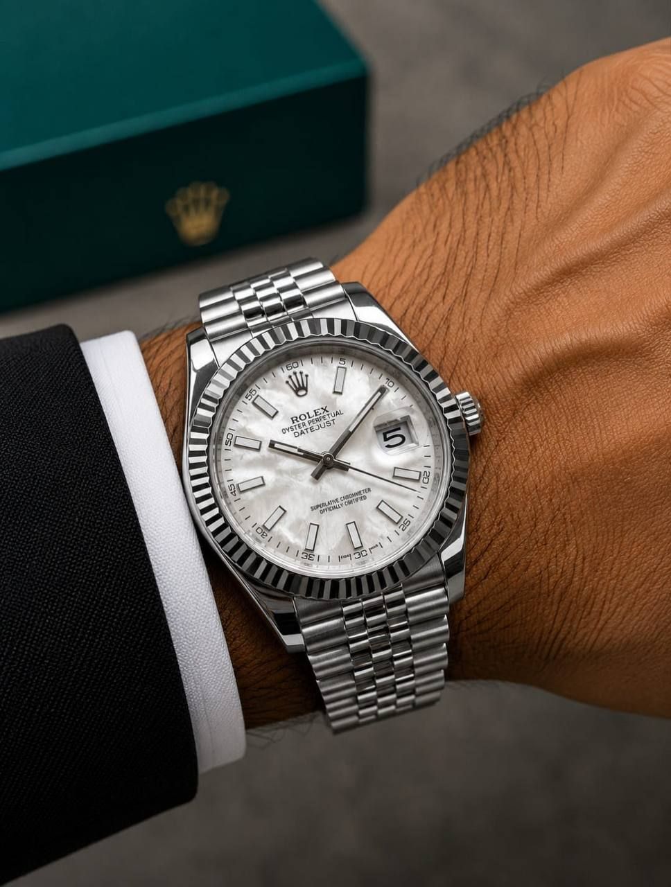 Classic Datejust Luxury Watch – Rolex-Inspired Premium Edition (Copy 1) with Mega Color Selection | D-E01 – Image 12