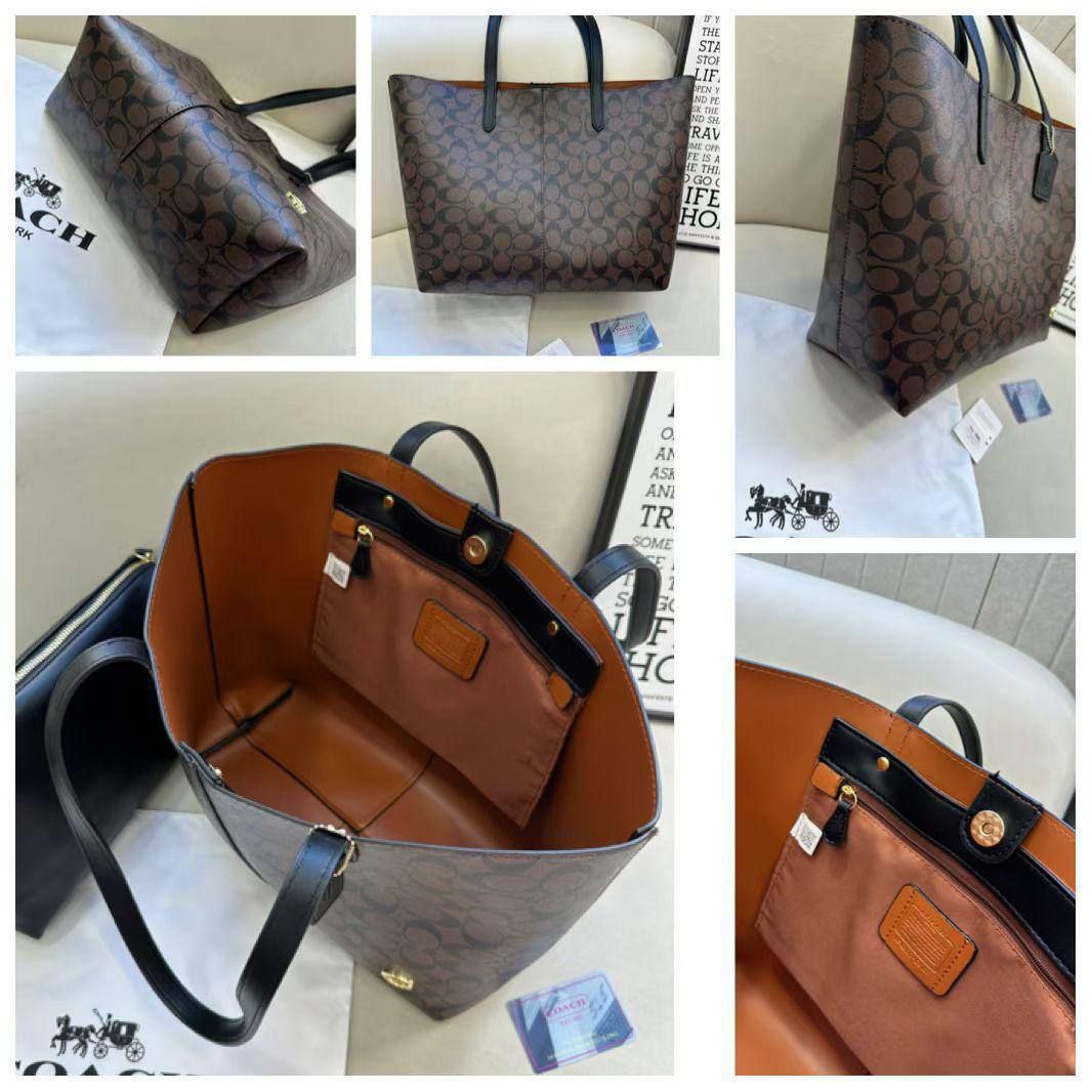 Coach Signature Tote Bag – Elegance Meets Everyday Functionality | D-E23 – Image 8