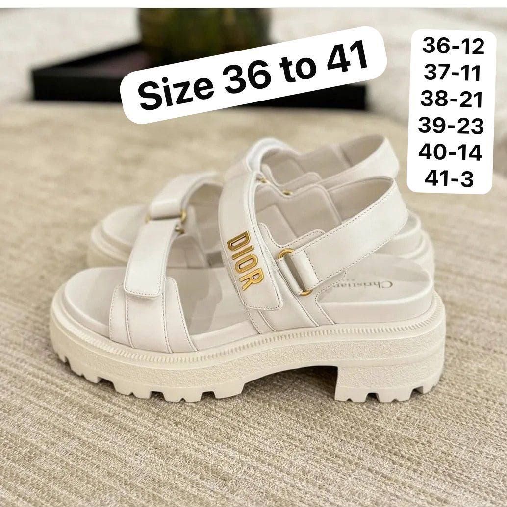 صندل ديور (DIOR) النسائي العصري – خفة، راحة وأناقة لامتناهية | D-A46 – Image 1