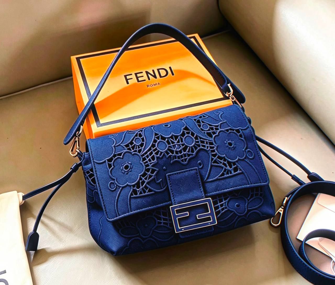 Fendi Lace Bag High Master | Luxury Designer Handbag UAE | D-E56 – Image 1