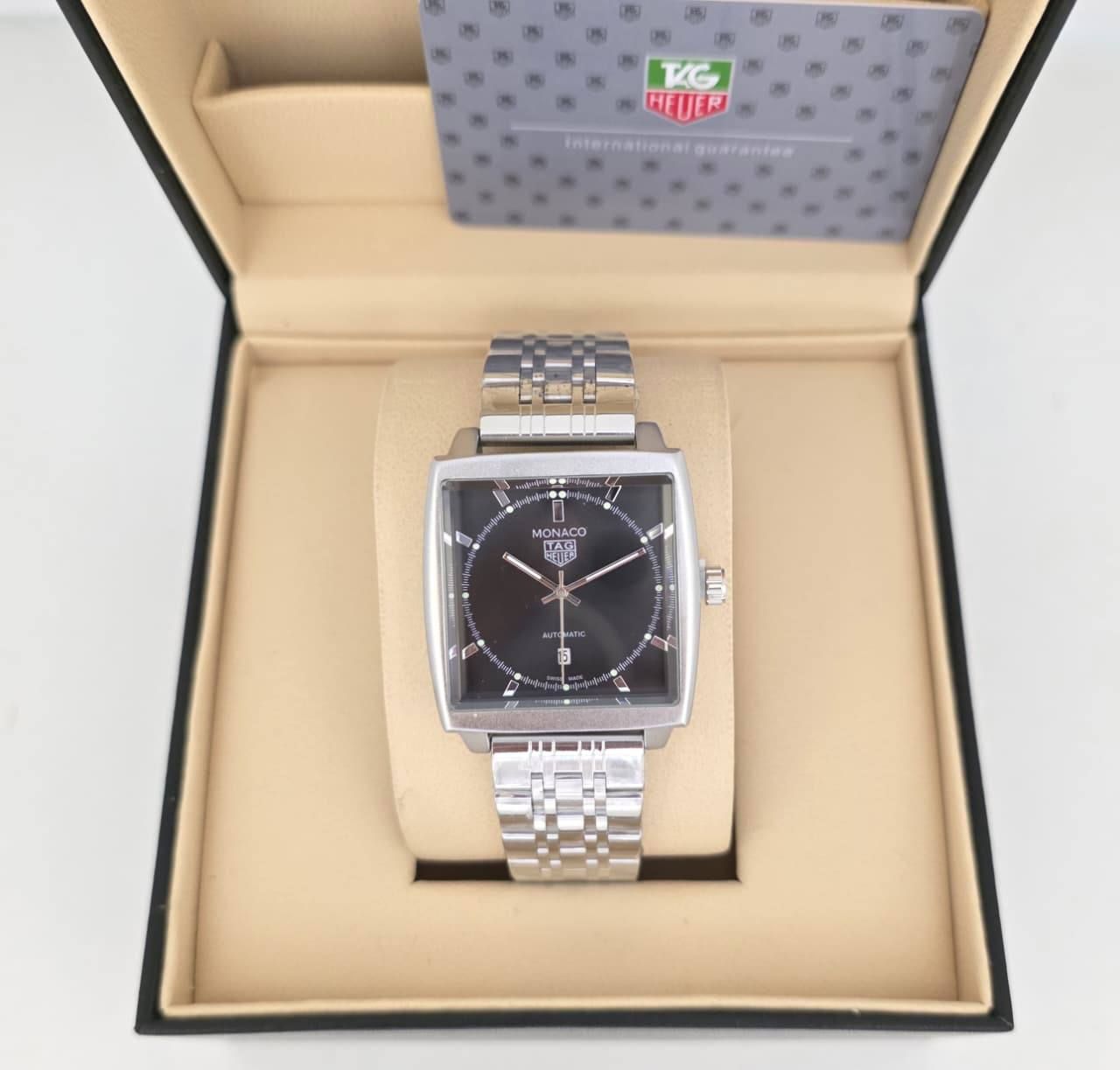 Tag Heuer Monaco All-Black Automatic Square Luxury Watch (Premium Quality) | D-E13 – Image 3