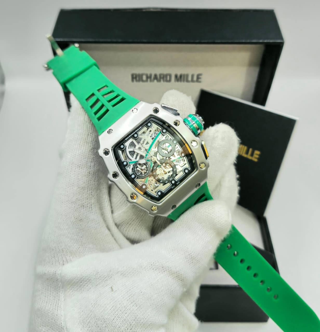 Richard Mille-Inspired Premium Skeleton Mechanical Sports Watch (Master Copy) | D-E13 – Image 3